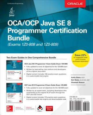 Oca/Ocp Java Se 8 Programmer Certification Bundle (Exams 1z0-808 and 1z0-809) [With CD (Audio)]