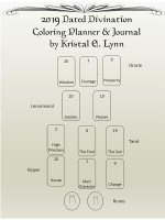 2019 Dated Divination Coloring Planner & Journal (Perfect Bound)