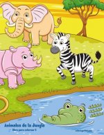 Animales de la Jungla libro para colorear 2