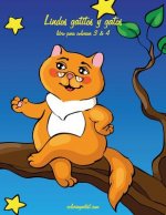 Lindos gatitos y gatos libro para colorear 3 & 4