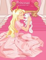 Princesas libro para colorear 1, 2 & 3