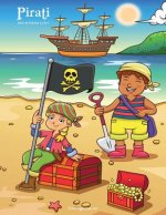 Pirati Libro da Colorare 1, 2 & 3