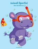 Animali Sportivi Libro da Colorare 3