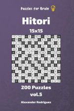 Puzzles for Brain - Hitori 200 Puzzles 15x15 vol. 5
