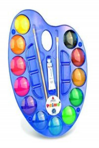 Farby akwarelowe 12 kolorďż˝w paleta duďż˝a