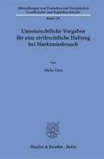 Unionsrechtliche Vorgaben für eine zivilrechtliche Haftung bei Marktmissbrauch.