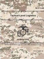 Tactical-Level Logistics - MCTP 3-40B