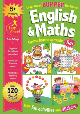 Leap Ahead Bumper Workbook: English and Maths 5+