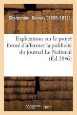 Explications Sur Le Projet Forme d'Affermer, Avec Le Concours de Plusieurs Libraires