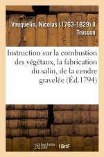 Instruction Sur La Combustion Des Vegetaux, La Fabrication Du Salin, de la Cendre Gravelee