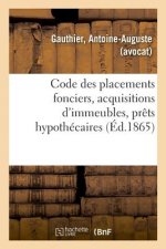 Code Des Placements Fonciers, Acquisitions d'Immeubles, Prets Hypothecaires