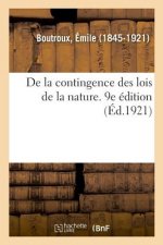 de la Contingence Des Lois de la Nature. 9e Edition