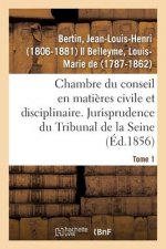 Chambre Du Conseil En Matieres Civile Et Disciplinaire. Jurisprudence Du Tribunal de la Seine