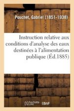 Instruction Relative Aux Conditions d'Analyse Des Eaux Destinees A l'Alimentation Publique