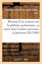 Resume d'Un Examen Sur La Phthisie Pulmonaire, Sa Cause Dans l'Action Nerveuse, Sa Guerison