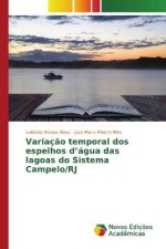 Variação temporal dos espelhos d'água das lagoas do Sistema Campelo/RJ