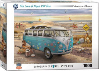 The Love & Hope VW Bus. Puzzle 1000 Teile