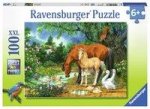 Idylle am Teich - Puzzle mit 100 Teilen