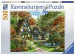 Cottage im Herbst - Puzzle mit 500 Teilen