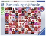 99 beautiful red things - Puzzle mit 1500 Teilen