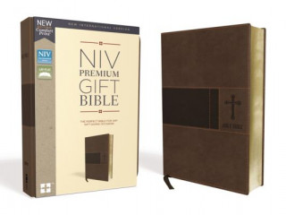 Niv, Premium Gift Bible, Leathersoft, Brown, Red Letter Edition, Comfort Print