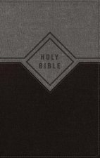 Niv, Premium Gift Bible, Leathersoft, Black/Gray, Red Letter Edition, Indexed, Comfort Print