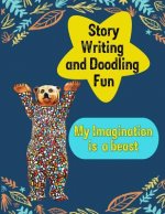 Story writing and doodling fun: Sketch book, drawing tablet, activity book