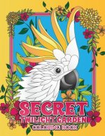 Secret Twilight Garden Coloring Book: Enter a Whimsical Zen Garden with Adorable Animals and Magical Floral Patterns - Adult Coloring Book with Stress