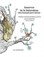 Susurros de la Naturaleza Libro Avanzado para Colorear: ninfas enmascaradas y otros seres etéreos
