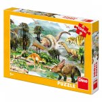 Puzzle 100 XL Život dinosaurů