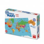 Puzzle 82 Mapy Svět