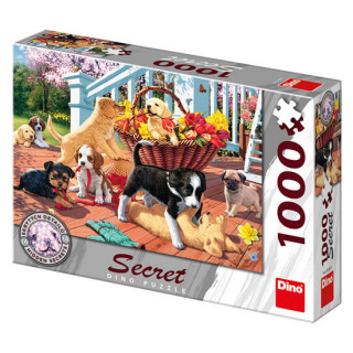 Puzzle 1000 Štěňata secret collection