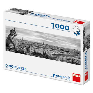 Puzzle Panoramatické Chrlič v Paříži 1000 dílků