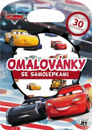 Omalovánky se samolepkami - Auta