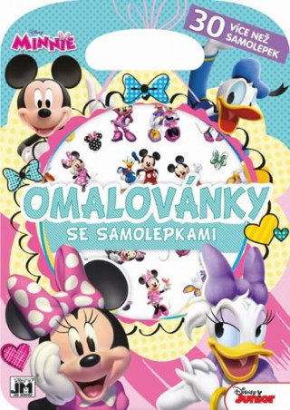 Omalovánky se samolepkami - Minnie