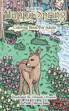 Happy Spring Travel Size Adult Coloring Book