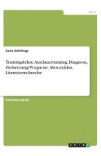 Trainingslehre. Ausdauertraining. Diagnose, Zielsetzung/Prognose, Mesozyklus, Literaturrecherche