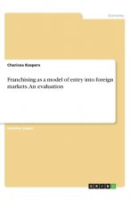 Franchising as a model of entry into foreign markets. An evaluation