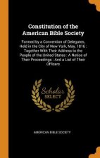 Constitution of the American Bible Society