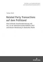Related Party Transactions Auf Dem Pruefstand