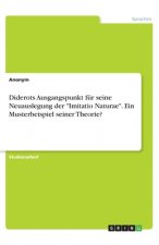 Diderots Ausgangspunkt für seine Neuauslegung der 