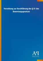 Verordnung zur Durchführung des 81 des Bewertungsgesetzes