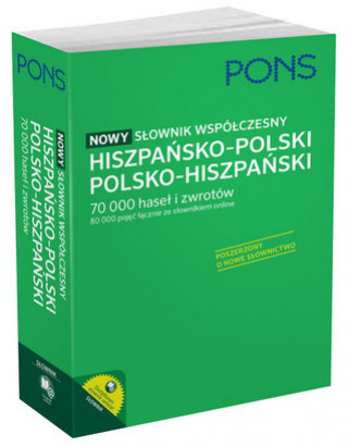 PONS Nowy słownik współczesny hiszpańsko-polski, polsko-hiszpański