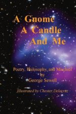 A Gnome, A Candle, And Me: Reflections in a candle on a winters night