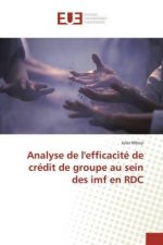 Analyse de l'efficacité de crédit de groupe au sein des imf en RDC