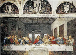 Leonardo da Vinci: Poslední večeře Páně - Puzzle/1500 dílků