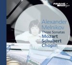 Three Sonatas / Klaviersonaten, 1 Audio-CD