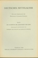 Deutsches Mittelalter. Kritische Studientexte / Die Schriften des Alexander von Roes