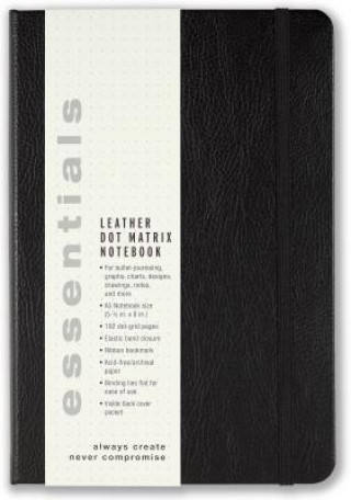Essentials Lg Blk Dot Mtx Leather