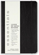 Essentials Lg Blk Dot Mtx Leather
